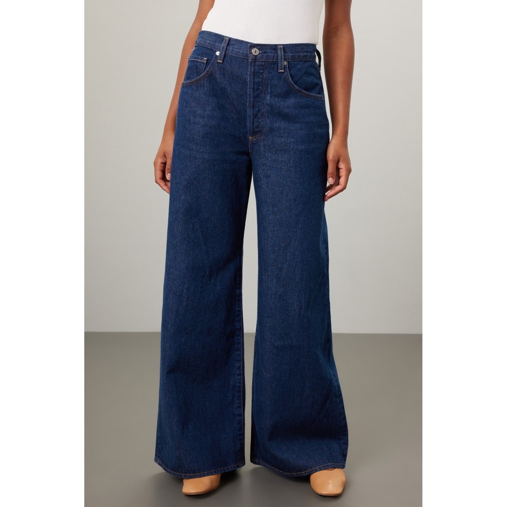 Citizens of Humanity Women's Beverly Slouch Boot Baggy Jeans Dark Wash- Size 31